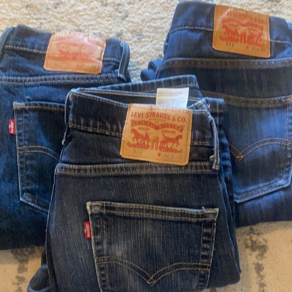 3 pairs of Levi’s 511